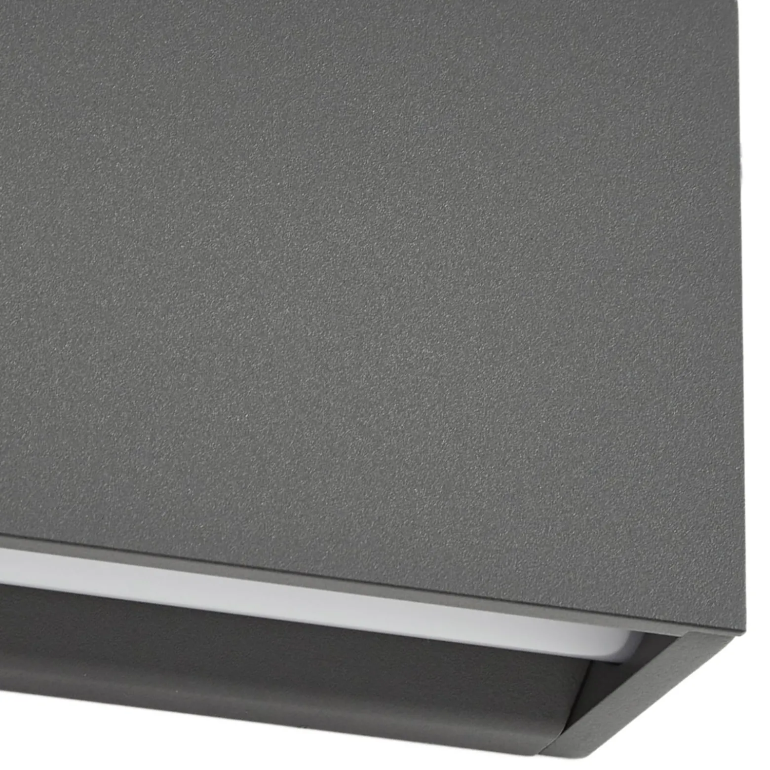 Lucande LED-seinävalaisin Lengo, 100 cm, antrasiitti, ylös/alas 3000 K