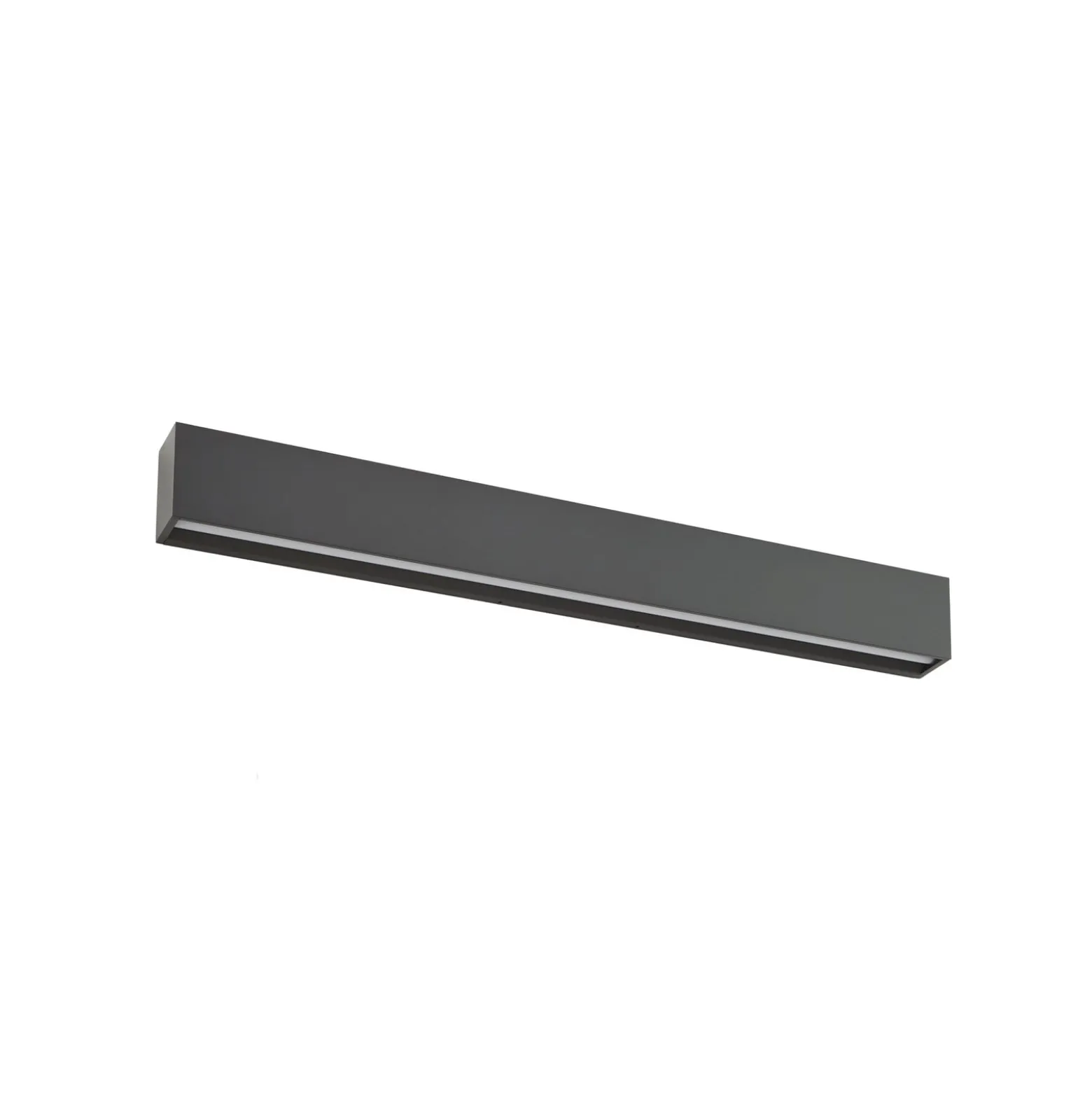 Lucande LED-seinävalaisin Lengo, 100 cm, antrasiitti, ylös/alas 3000 K