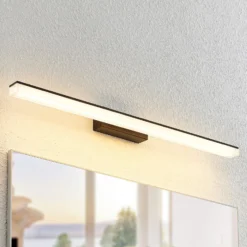 Lucande LED-seinävalaisin Lisana, vaakasuora, 75 cm, IP44