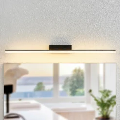 Lucande LED-seinävalaisin Lisana, vaakasuora, 75 cm, IP44