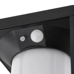 Lucande LED-seinävalaisin Tilena, musta, alumiini, anturi