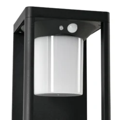 Lucande LED-seinävalaisin Tilena, musta, alumiini, anturi