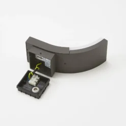 Lucande LED-seinävalaisin Timm, anturi, 20cm, antrasiitti, IP54