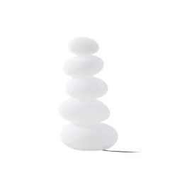 Lucande LED-terassivalaisin Soriel, valkoinen, 72 cm, himmennettävä, IP54