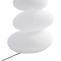 Lucande LED-terassivalaisin Soriel, valkoinen, 72 cm, himmennettävä, IP54