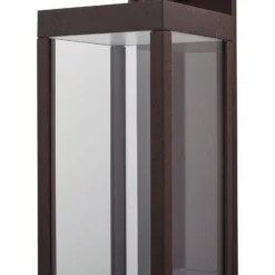 Lucande LED-ulkoseinälamppu Ferdinand, ruoste, metalli, IP54
