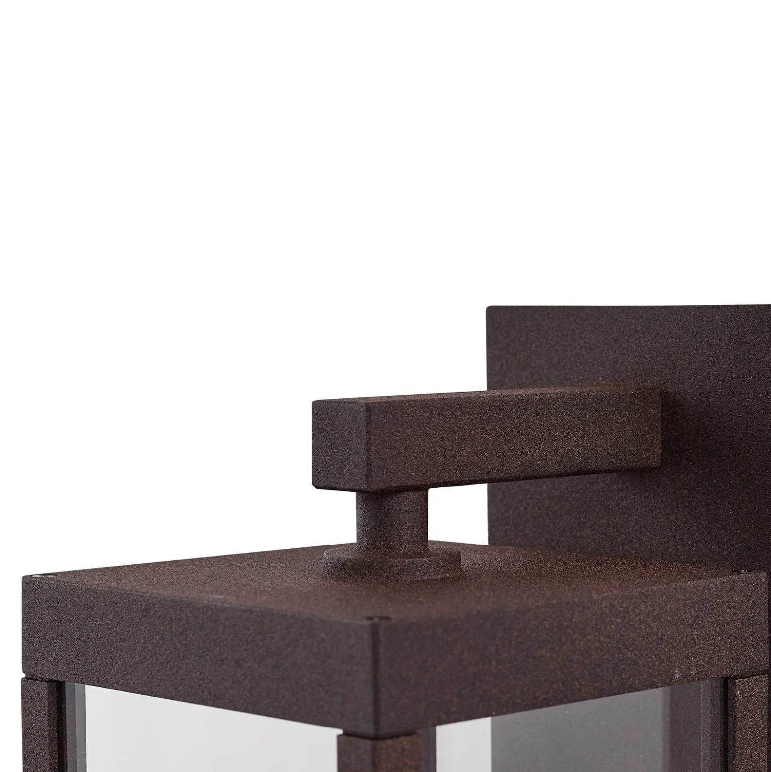 Lucande LED-ulkoseinälamppu Ferdinand, ruoste, metalli, IP54