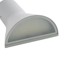 Lucande LED-ulkoseinälamppu Zephy, ylös/alas, vaaleanharmaa, IP54, CCT