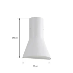 Lucande LED-ulkoseinälamppu Zephy, ylös/alas, vaaleanharmaa, IP54, CCT
