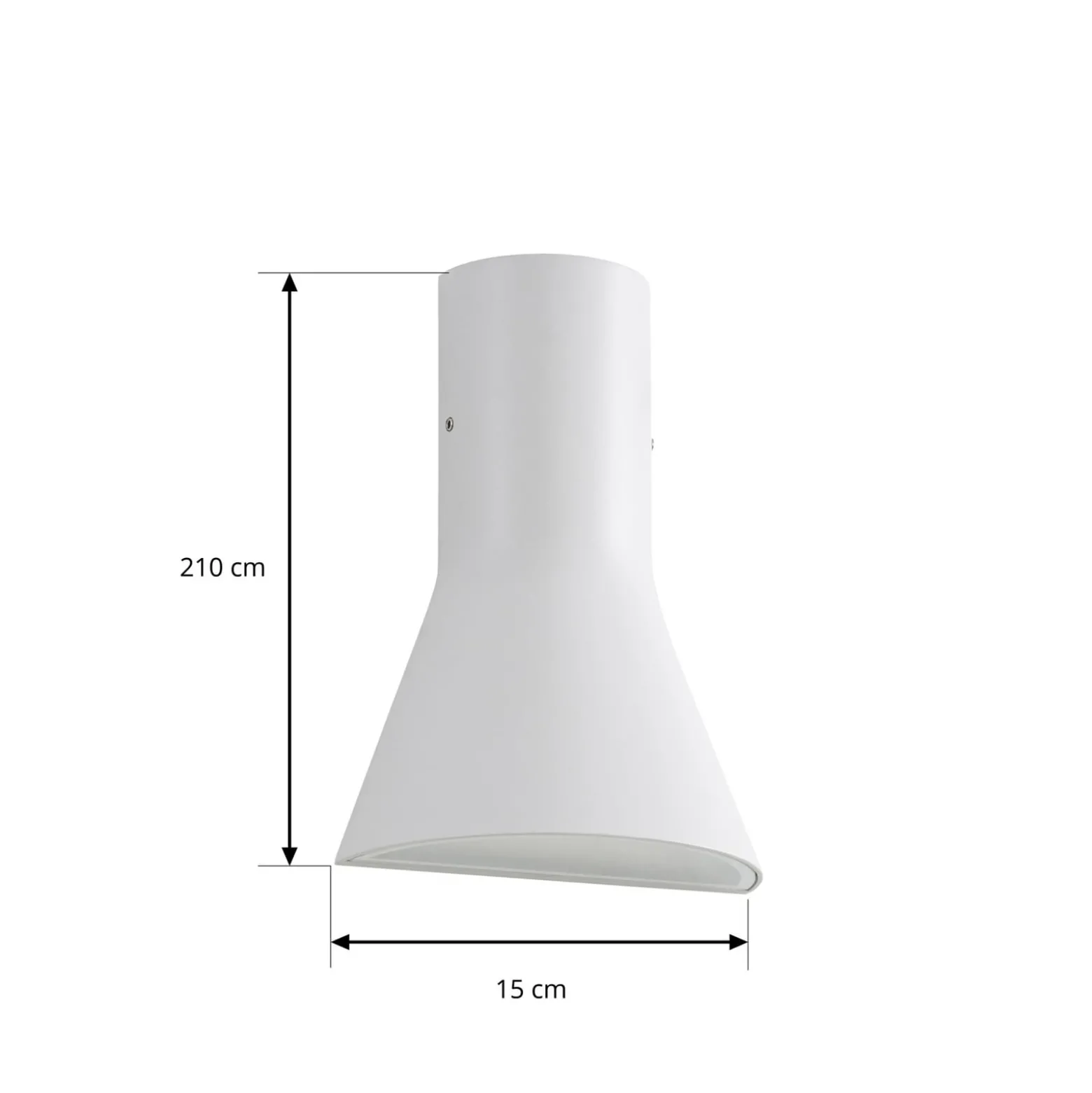 Lucande LED-ulkoseinälamppu Zephy, ylös/alas, vaaleanharmaa, IP54, CCT