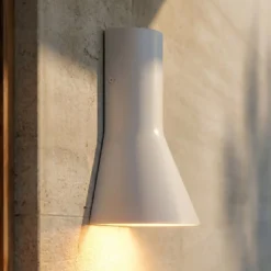 Lucande LED-ulkoseinälamppu Zephy, ylös/alas, vaaleanharmaa, IP54, CCT