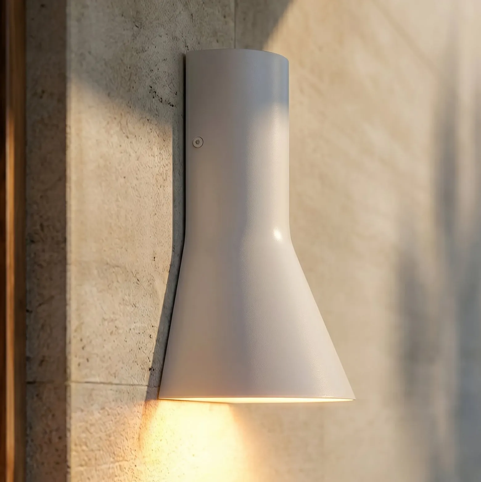 Lucande LED-ulkoseinälamppu Zephy, ylös/alas, vaaleanharmaa, IP54, CCT