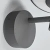 Lucande LED-ulkoseinävalaisin Fenia, antrasiitti, alumiini, IP65
