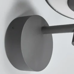 Lucande LED-ulkoseinävalaisin Fenia, antrasiitti, alumiini, IP65