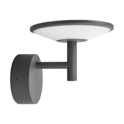 Lucande LED-ulkoseinävalaisin Fenia, antrasiitti, alumiini, IP65