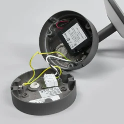 Lucande LED-ulkoseinävalaisin Fenia, antrasiitti, alumiini, IP65