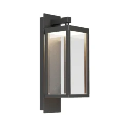 Lucande LED-ulkoseinävalaisin Ferdinand, 2 kpl, harmaa, 38 cm