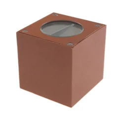 Lucande LED-ulkoseinävalaisin Jarno, ruoste, metalli, 9cm