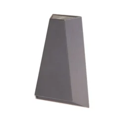 Lucande LED-ulkoseinävalaisin Jendrik, korkeus 17 cm, antrasiittia