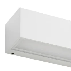 Lucande LED-ulkoseinävalaisin Lengo, 50 cm, valkoinen, alaspäin suunnattu, 3000