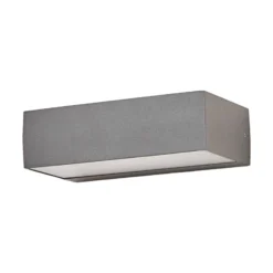 Lucande LED-ulkoseinävalaisin Lissi, 21 cm, antrasiitti, IP54