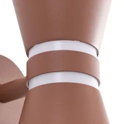 Lucande LED-ulkoseinävalaisin Meravi, ruskea, 2-lamppuinen, IP44