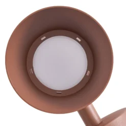 Lucande LED-ulkoseinävalaisin Meravi, ruskea, 2-lamppuinen, IP44