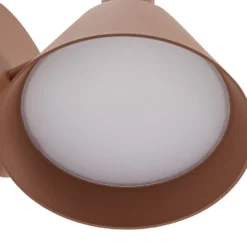 Lucande LED-ulkoseinävalaisin Tabena, ruskea, IP44, CCT