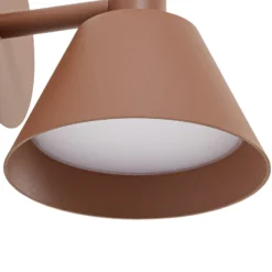 Lucande LED-ulkoseinävalaisin Tabena, ruskea, IP44, CCT