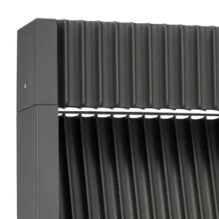 Lucande LED-ulkoseinävalaisin Tavion, 16 cm, antrasiitti, IP65