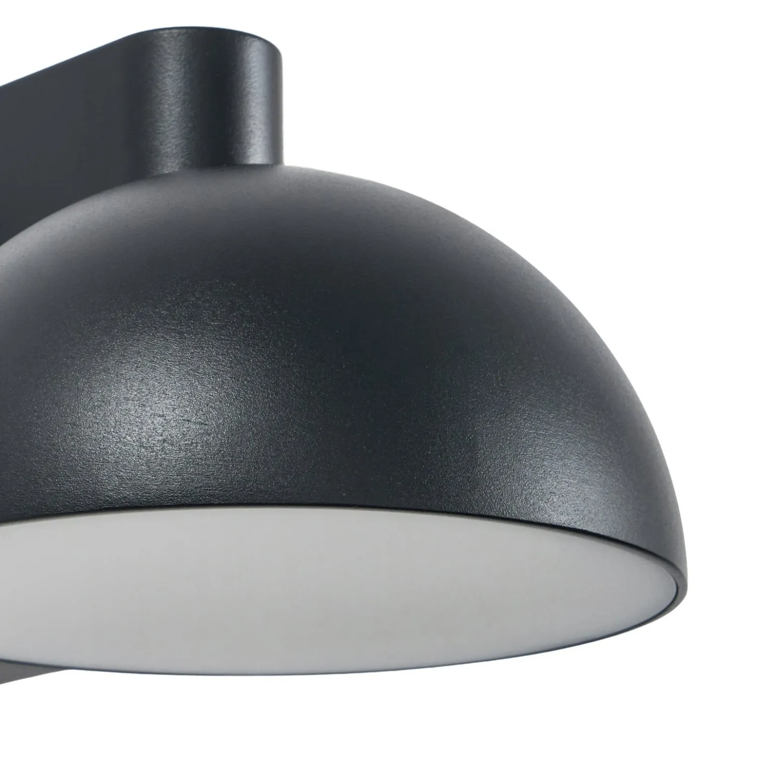 Lucande LED-ulkoseinävalaisin Velira, musta, metalli, IP54
