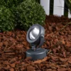 Lucande LED-ulkovalaisin Gavin, 33 cm, antrasiitti, alumiini, alumiinia