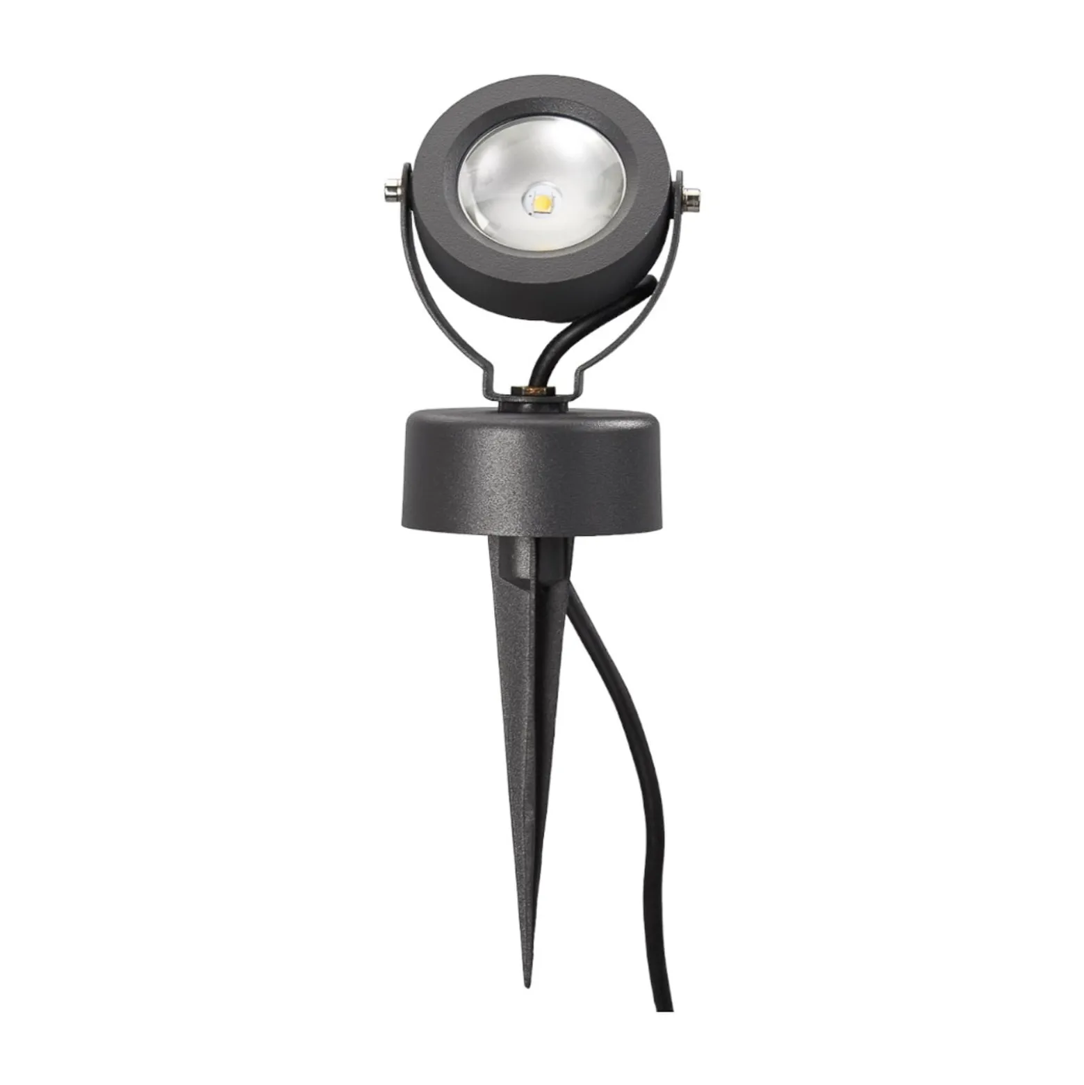 Lucande LED-ulkovalaisin Gavin, 33 cm, antrasiitti, alumiini, alumiinia