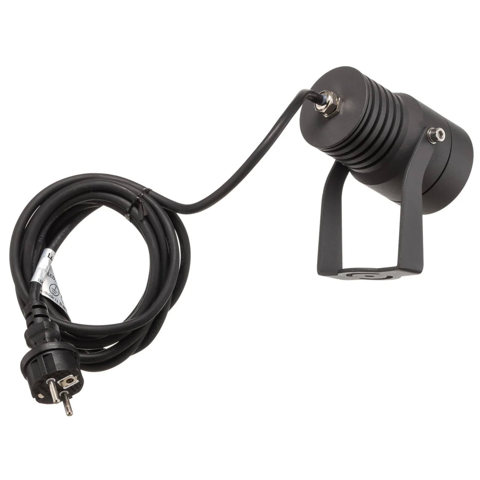 Lucande LED-ulkovalaisin Jon, maapiikki, säädettävissä, IP65