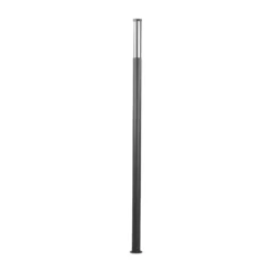 Lucande LED-ulkovalaisin Sidny, 220 cm, antrasiitti, IP54