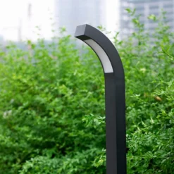 Lucande LED-valaisin Lennik, 100 cm, antrasiitti, metallia