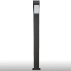 Lucande LED-valaisin Lennik, 100 cm, antrasiitti, metallia
