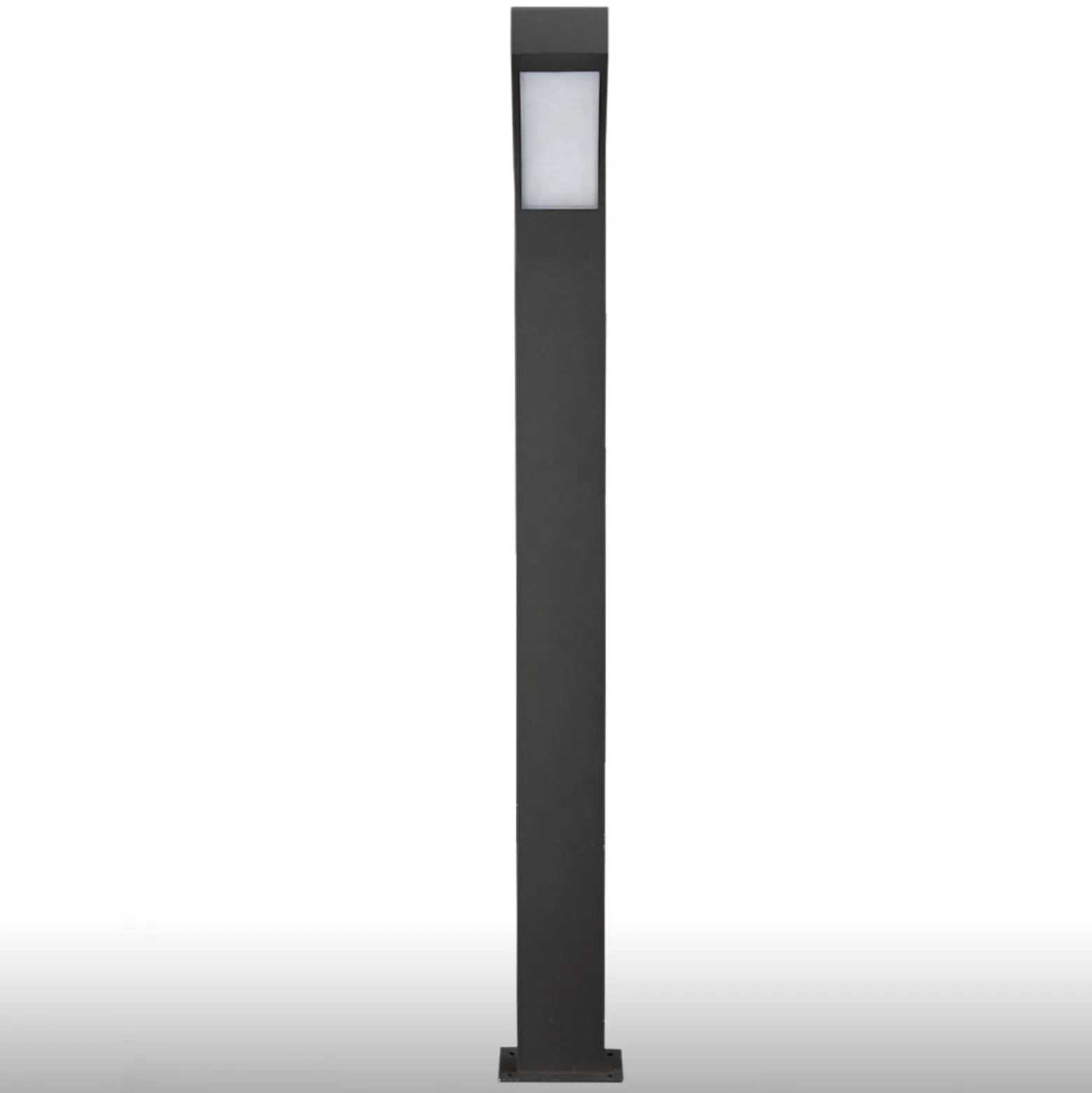 Lucande LED-valaisin Lennik, 100 cm, antrasiitti, metallia