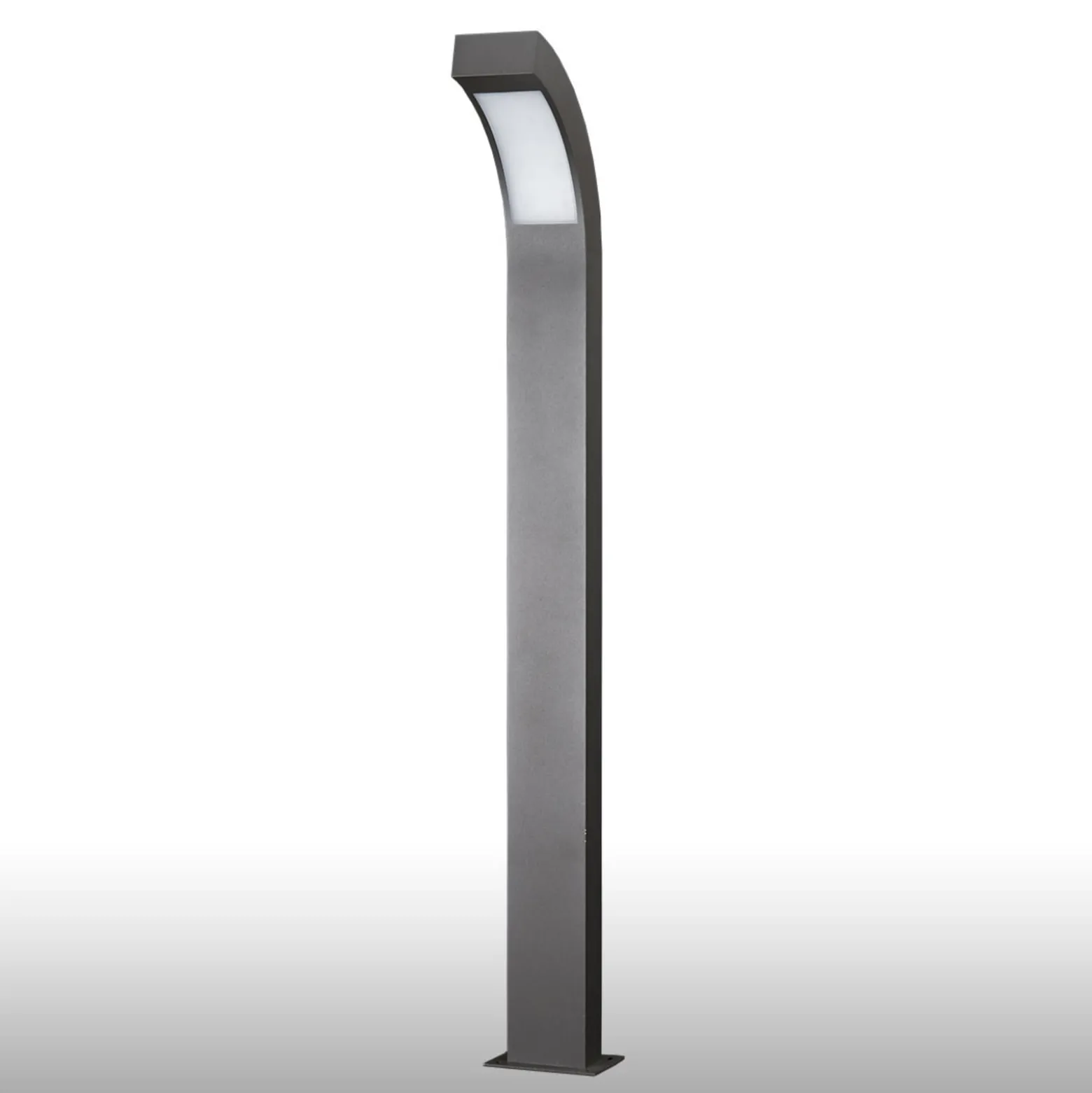 Lucande LED-valaisin Lennik, 100 cm, antrasiitti, metallia