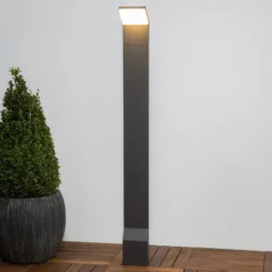 Lucande LED-valaisin Nevio, antrasiitti, metallia, 100 cm
