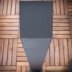 Lucande LED-valaisin Nevio, anturi, 100cm, antrasiitti, antrasiittipunainen