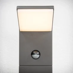 Lucande LED-valaisin Nevio, anturi, 100cm, antrasiitti, antrasiittipunainen