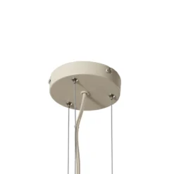 Lucande Melori-riippuvalaisin, puu, luonnonväri, Ø 51 cm, E27