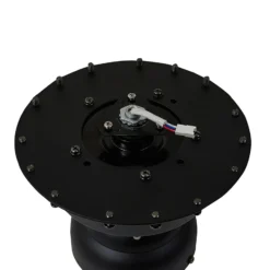 Lucande Omendo LED-kattotuuletin, musta, DC, hiljainen, CCT