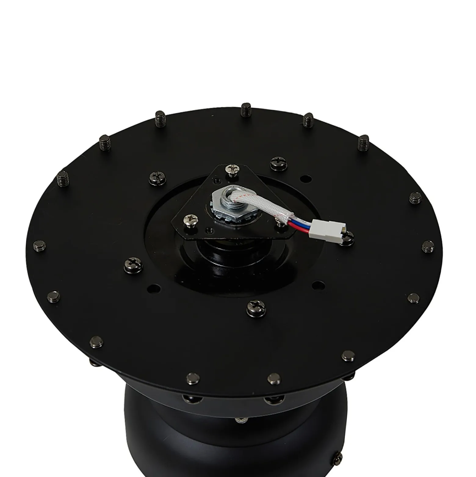 Lucande Omendo LED-kattotuuletin, musta, DC, hiljainen, CCT