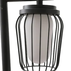 Lucande polkuvalaisin Chandan, 100 cm, musta, alumiinia