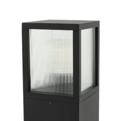 Lucande polkuvalaisin Klemens, 90 cm, musta, metalli, IP54