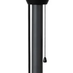 Lucande Pyravo -terassilämmitin, musta, alumiini, 70 cm, IP44
