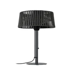 Lucande Pyravo -terassilämmitin, musta, alumiini, 70 cm, IP44