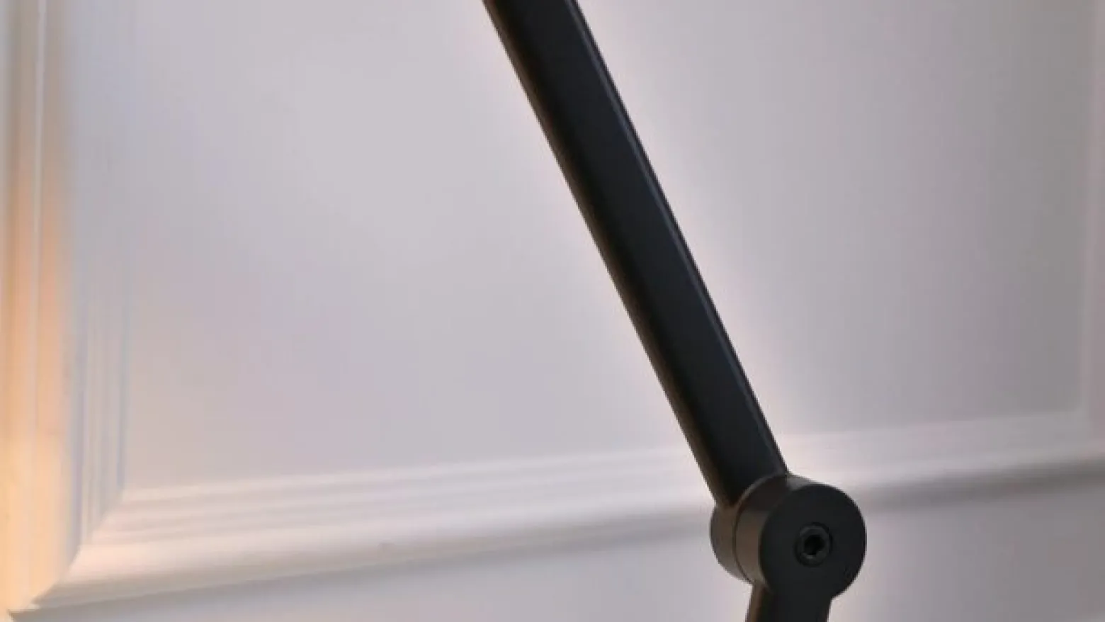 Lucande pöytävalaisin Silka, 93 cm, musta, säädettävä, E27